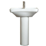 AKW Livensa Wash Basin with Full Pedestal Ergonoic Concave Design - Adaptation Supplies Ltd