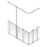 ALL SIZES AKW Option XW 750mm High Shower Screens - Adaptation Supplies Ltd