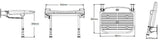 AKW Series 4000 Fold UP Shower Seats - Adaptation Supplies Ltd