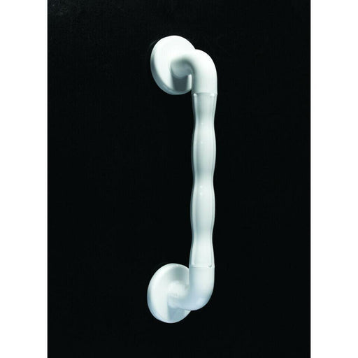 AKW Straight Bathroom Grab Rail 300mm White Natural Grip