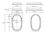 IP50 Impey Toilet Plinth 50mm - Adaptation Supplies