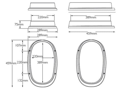 IP75 Impey Toilet Plinth 75mm - Adaptation Supplies