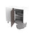 Kitchen Kit J-Pull 1000mm Base Cabinet LH Blind Corner with RH Nuvola Pull-Out