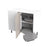 Kitchen Kit J-Pull 1000mm Base Cabinet LH Blind Corner with RH Nuvola Pull-Out