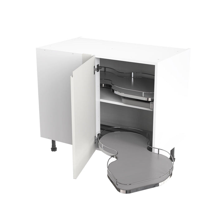 Kitchen Kit J-Pull 1000mm Base Cabinet LH Blind Corner with RH Nuvola Pull-Out