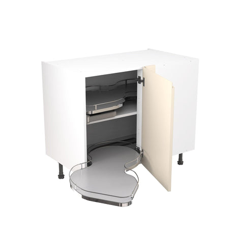 Kitchen Kit J-Pull 1000mm Base Cabinet RH Blind Corner with LH Nuvola Pull-Out - Adaptation Supplies