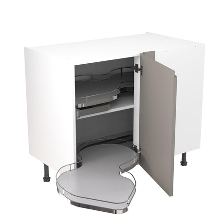 Kitchen Kit J-Pull 1000mm Base Cabinet RH Blind Corner with LH Nuvola Pull-Out - Adaptation Supplies