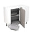 Kitchen Kit J-Pull 1000mm Base Cabinet RH Blind Corner with LH Nuvola Pull-Out