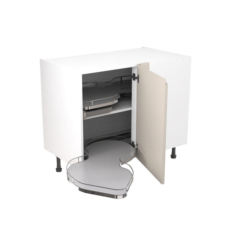 Kitchen Kit J-Pull 1000mm Base Cabinet RH Blind Corner with LH Nuvola Pull-Out - Adaptation Supplies
