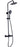 Round Thermostatic Exposed Bar Shower