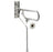 AKW Hinged Fold-Up Double Hairpin Rail with Adjustable Leg 32mm Stainless Steel