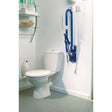 AKW Fold Up Bathroom Support Rail With Leg - Adaptation Supplies