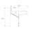 AKW Fold Up Bathroom Support Rail With Leg