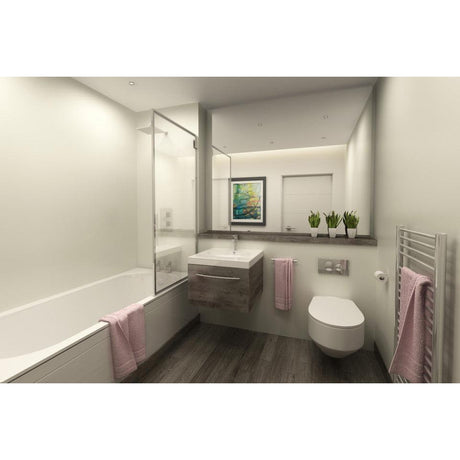 AKW White Gloss 11mm Bathroom Wall Panel - Adaptation Supplies