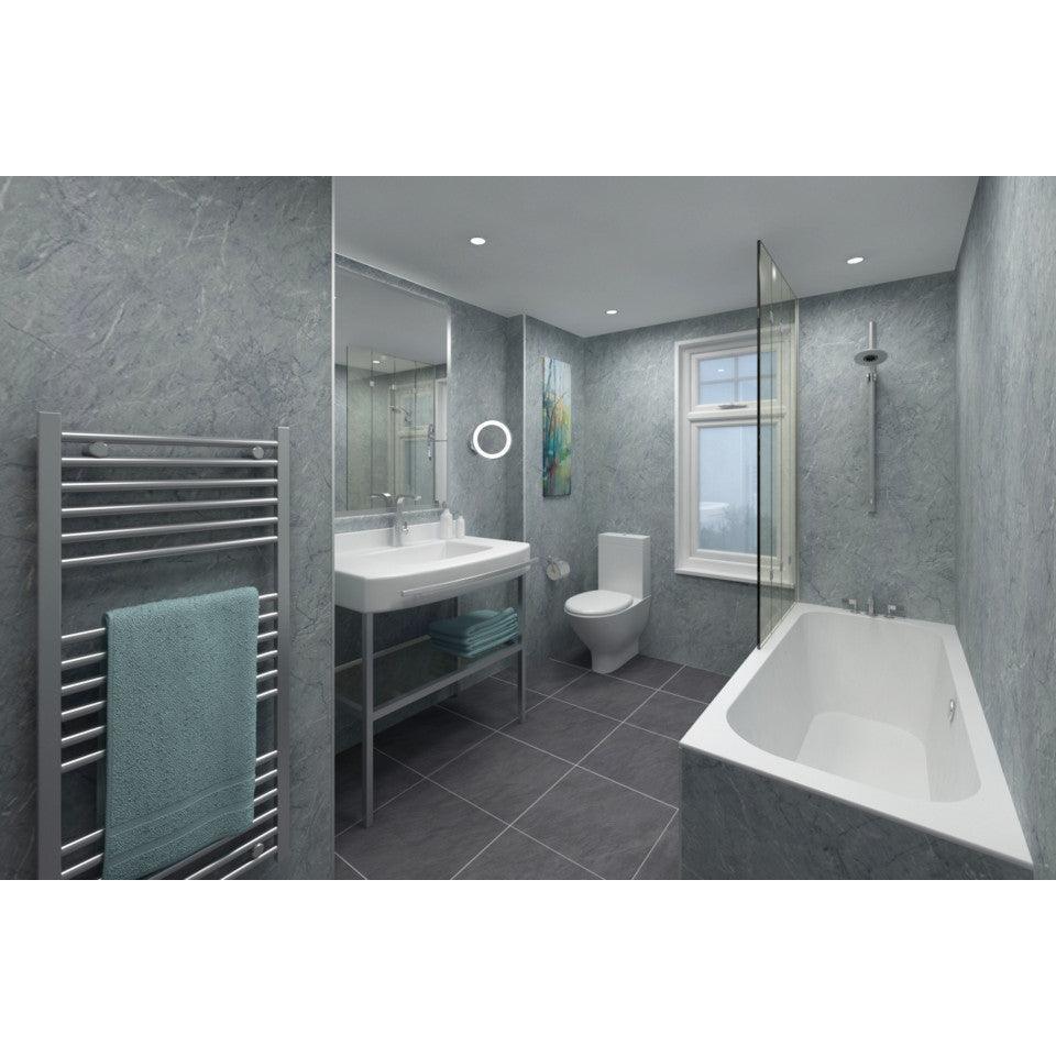 AKW Grey Bonito 11mm Bathroom Wall Panel - Adaptation Supplies