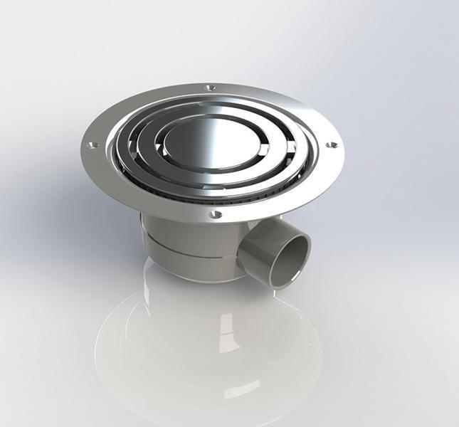 Impey LevelDec EasyFit Wet Room Floor Former Tray With Vinyl Floor