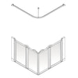 AKW Option EW Half Height Shower Screens 750mm Care Screens - Adaptation Supplies