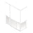 AKW Option SY Sliding Door Half Height Shower Screens 750mm Care Screens