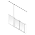 AKW Option TTW 750mm High Shower Screens - Adaptation Supplies