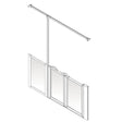 AKW Option Z Half Height Shower Screen , Care Screen - Adaptation Supplies