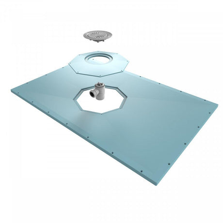 AKW Tuff Form8 Wetroom Floor Former With GW19 Waste & Adapter - Adaptation Supplies