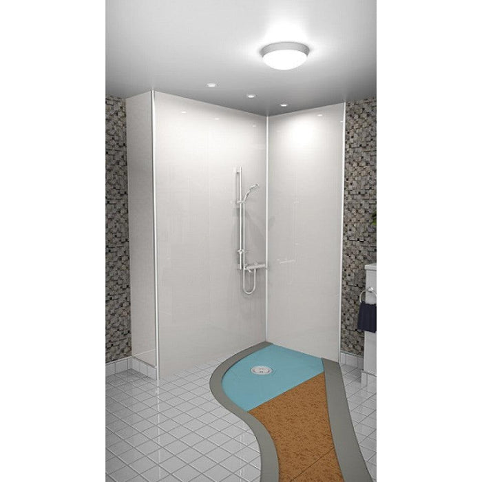 AKW Tuff Form8 Wetroom Floor Former With 2 Part GW90 Gravity Waste