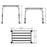 AKW Wooden Shower Stool